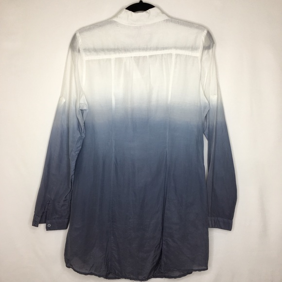 MONORENO silk blend ombre tie dye top AD19 - Picture 5 of 5